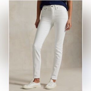 Ralph Lauren Polo White Skinny Pants